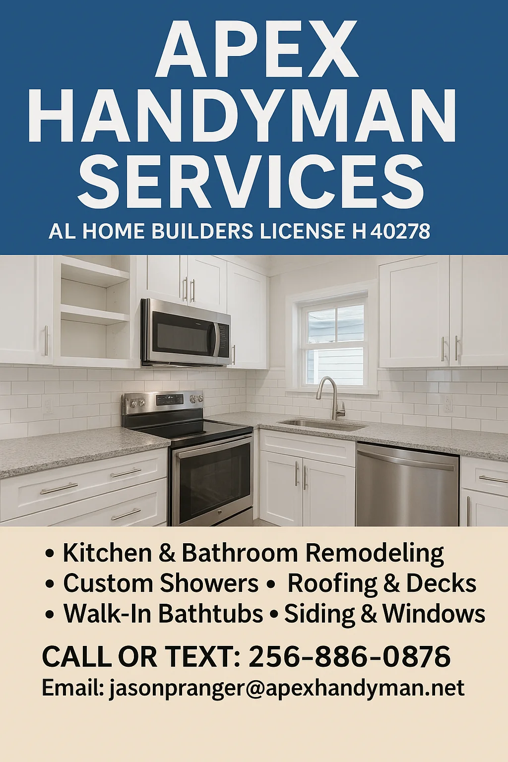 Modern kitchen with white cabinets, stainless steel appliances, and subway tile backsplash